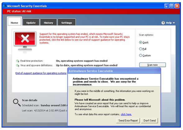Microsoft Essential Security  Windows Xp -  2